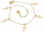 BRACELET GOLD CELEBRITY STAINLESS STEEL