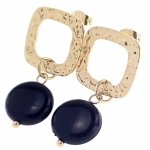 gold earrings made of stainless steel