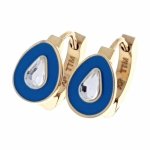 gold earrings made of stainless steel