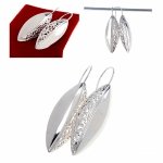 gold plated earrings with exclusive cubic zirconia