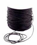 06 Sznurek jubilerski nylonowy czarny rolka 0,8mm 38-40m