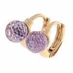 4334 Kolczyki złote Austrian Crystal cyrkonia pozłacane 18k Xuping wiszące 