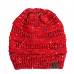 52 Ciepła i przyjemna miękka czapka robiona na drutach na zimę