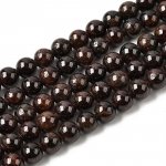 0248 Granat kamień naturalny kula 6mm sznur 39cm
