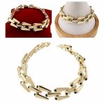 2073 Bransoletka elegancka złota 16+2+2cm pozłacana 14k Xuping cyrkonie