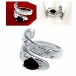 1528 Pierścionek srebrny zaręczynowy pozłacany 18k białym złotem 