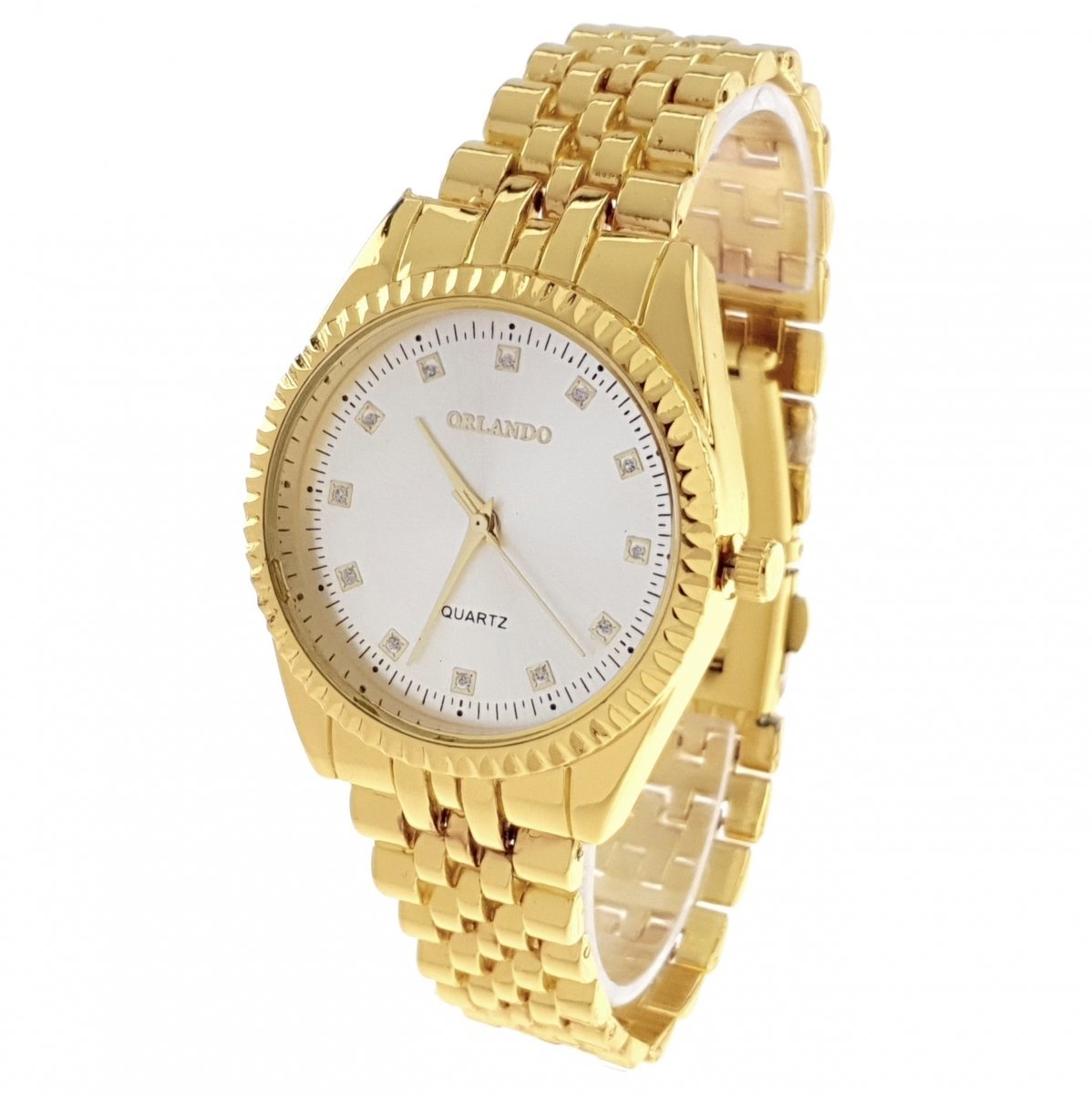 4217 ZEGAREK MĘSKI ZŁOTY ELEGANCKI ORLANDO Zegarki Margo Biżuteria