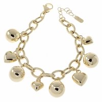 2765 Bransoletka elegancka złota 17+3cm pozłacana 14k 