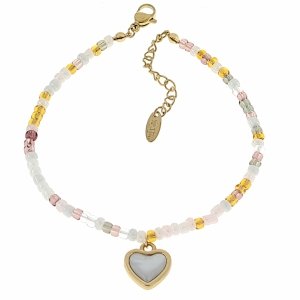 BRACELET GOLD CELEBRITY NEREZOVÁ OCEL