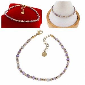 BRACELET GOLD CELEBRITY NEREZOVÁ OCEL