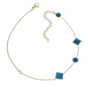 BRACELET GOLD CELEBRITY NEREZOVÁ OCEL