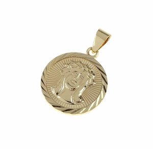 zlatý přívěsek 18k lesklý xuping