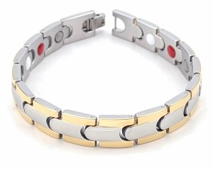 BRACELET GOLD CELEBRITY NEREZOVÁ OCEL