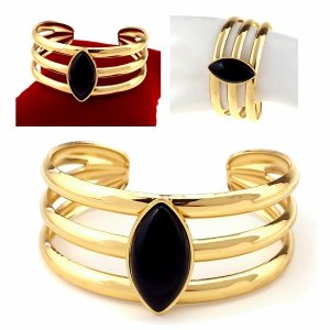 BRACELET GOLD CELEBRITY NEREZOVÁ OCEL