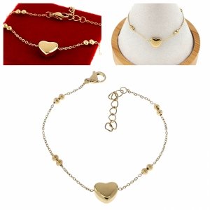 BRACELET GOLD CELEBRITY NEREZOVÁ OCEL