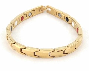 BRACELET GOLD CELEBRITY NEREZOVÁ OCEL