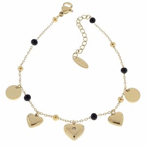 BRACELET GOLD CELEBRITY NEREZOVÁ OCEL