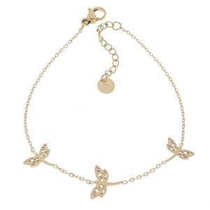 BRACELET GOLD CELEBRITY NEREZOVÁ OCEL