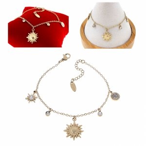 BRACELET GOLD CELEBRITY NEREZOVÁ OCEL