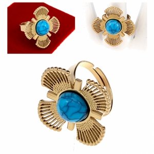 prstenec. 18,30 mm zlatá nerezová ocel