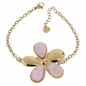 BRACELET GOLD CELEBRITY NEREZOVÁ OCEL