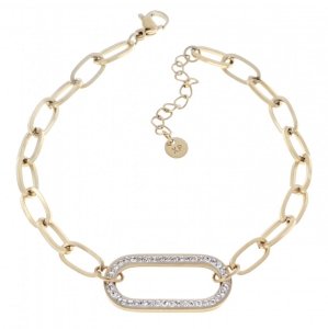 BRACELET GOLD CELEBRITY NEREZOVÁ OCEL