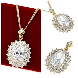 Goldanhänger 18 Karat glänzendes Xuping