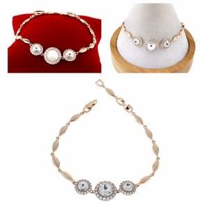 Armband aus 18 Karat vergoldetem Gold