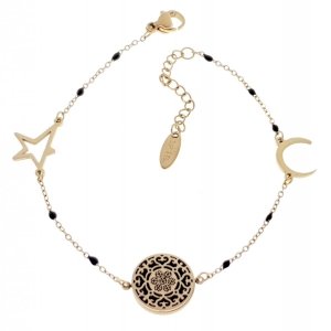 ARMBAND GOLD CELEBRITY EDELSTAHL