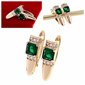 exklusive swarovski vergoldete ohrringe