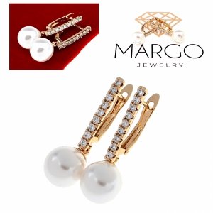 exklusive swarovski vergoldete ohrringe