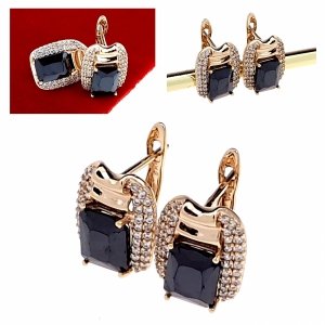 exklusive swarovski vergoldete ohrringe