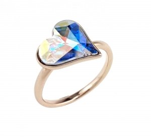 Goldring 16,30 mm. vergoldete Verlobung Xuping