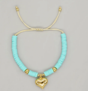 GOLDENES ARMBAND MIT EDELSTAHL