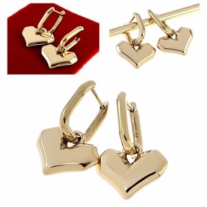 goldene Ohrringe aus Edelstahl