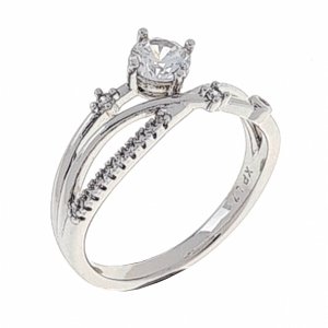 Goldring 19,60 mm. vergoldete Verlobung Xuping