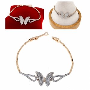 Armband aus 18 Karat vergoldetem Gold