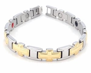 ARMBAND GOLD CELEBRITY EDELSTAHL