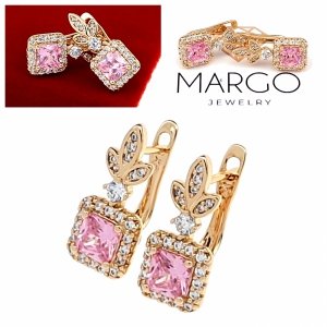 exklusive swarovski vergoldete ohrringe
