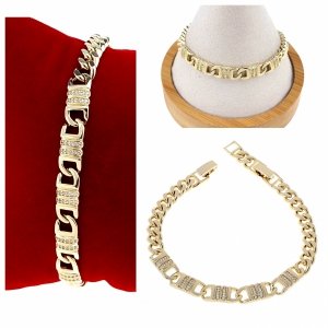 Armband aus 18 Karat vergoldetem Gold
