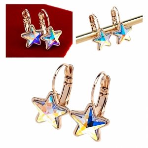 exklusive swarovski vergoldete ohrringe