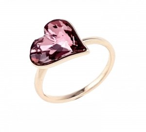Goldring 16,60 mm. vergoldete Verlobung Xuping