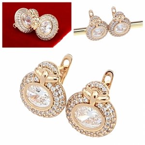 exklusive swarovski vergoldete ohrringe