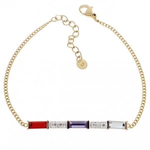 ARMBAND GOLD CELEBRITY EDELSTAHL