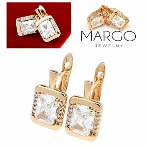 exklusive swarovski vergoldete ohrringe