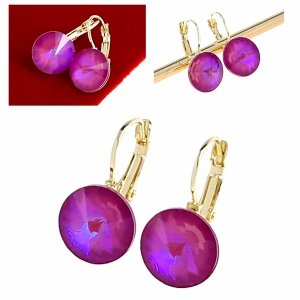 exklusive swarovski vergoldete ohrringe