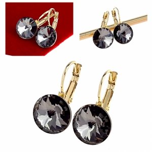 exklusive swarovski vergoldete ohrringe