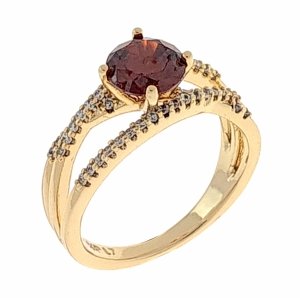 gold ring 17,30mm. gold-plated engagement xuping