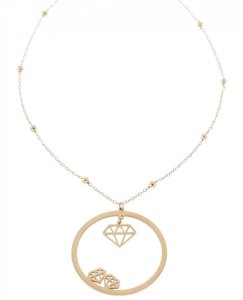 GOLD CHAIN NECKLACE celebrity STAINLESS STEEL