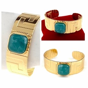 BRACELET GOLD CELEBRITY STAINLESS STEEL